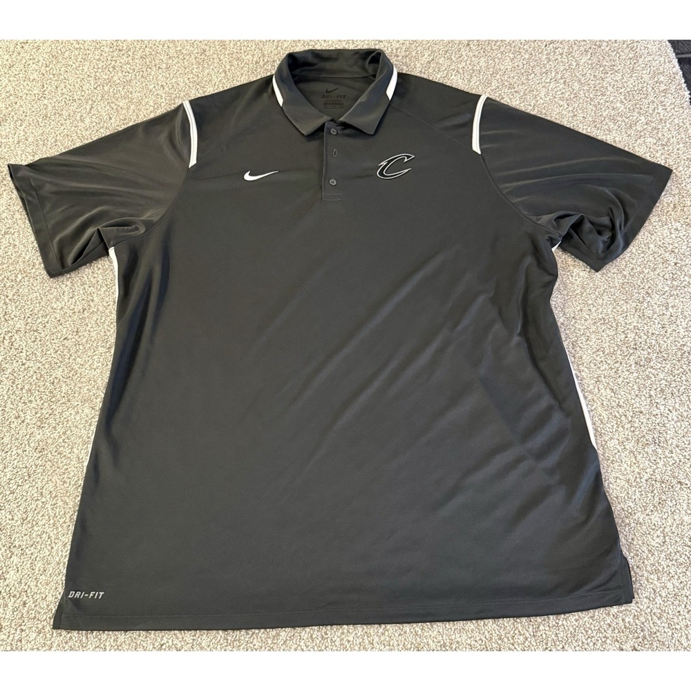 Nike Dri-FIT Polo Shirt Mens XXL Cleveland Cavaliers Golf Standard Fit